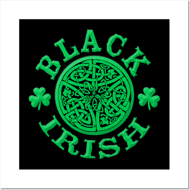 Black Irish Wall Art by Scarebaby